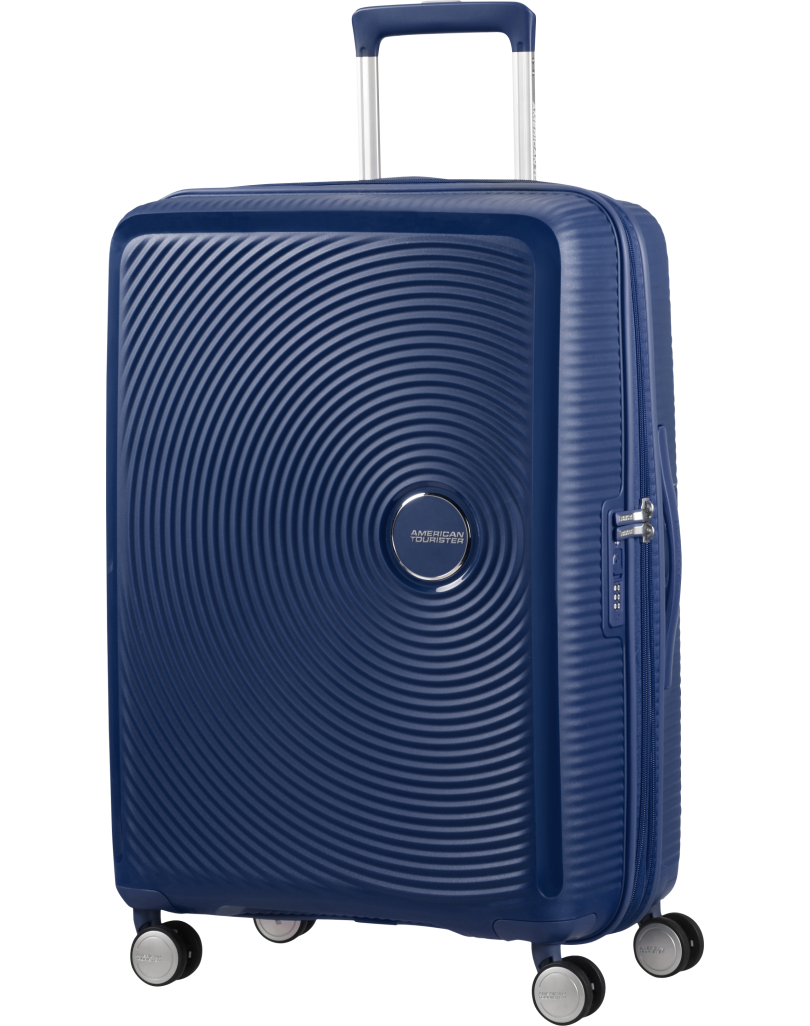 Soundbox 4-wheel 67cm medium Spinner Expandable suitcase Bass Black