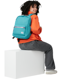Upbeat | Backpack Zip | Aqua Green |